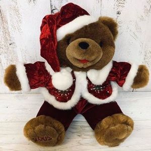 🌲Vintage Dan Dee Plush Teddy Bear Christmas 2005